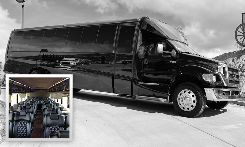 limousine service in Corona CA - Ford F-650 Shuttle Bus