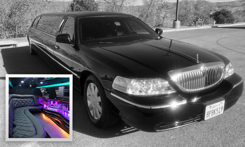 Best LAX Airport Limo Service - Temecula Wine Tours Limo - Lincoln Town Car Limousine 8 Passengers